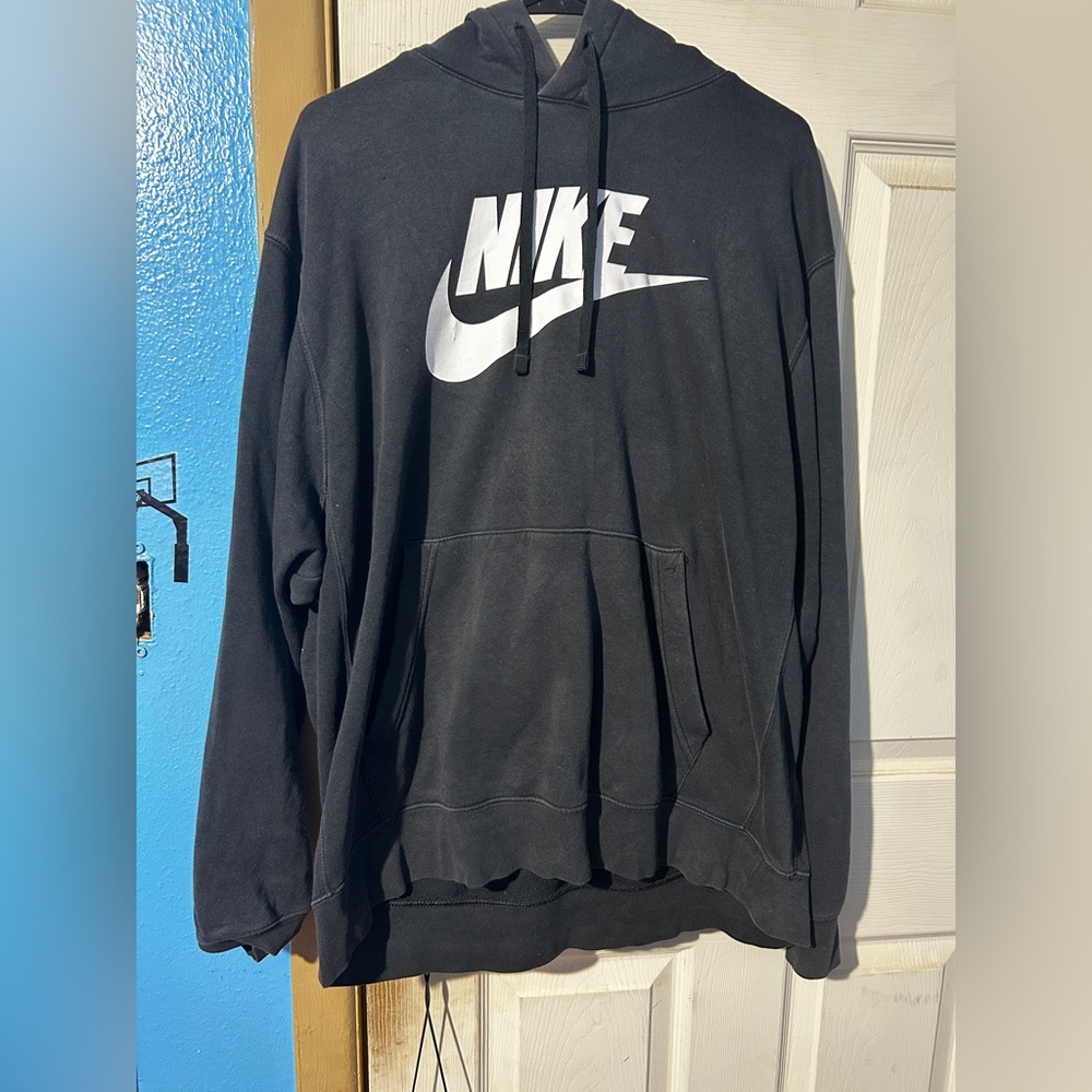Nike Black and White Men's Hoodie